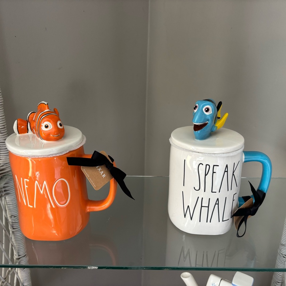 Rae Dunn x Finding Nemo and Dory Mugs